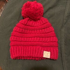 Red beanie